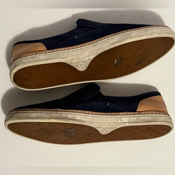 UGG Adley Blue Suede Slip On Women Slip On Sneaker - Picture 11 of 16